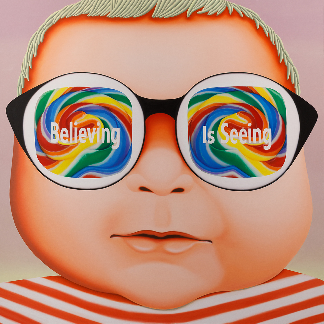 choiyunjung_pop kids #126_150×150cm_oil on canvas_2023