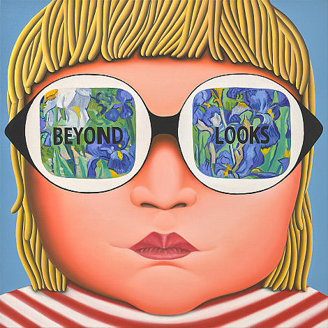 choiyunjung_pop kids #124_53×53cm_oil on canvas_2023